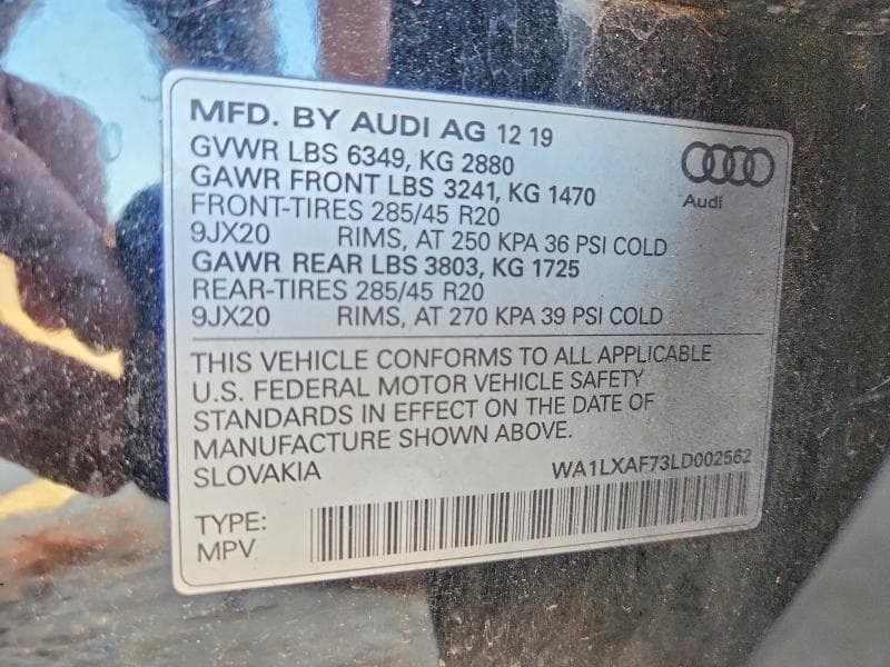 2020 AUDI Q7 PREMIUM PLUS 13