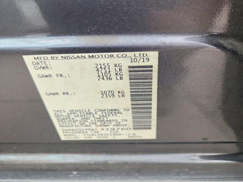 2019 NISSAN LEAF SL PLUS 13