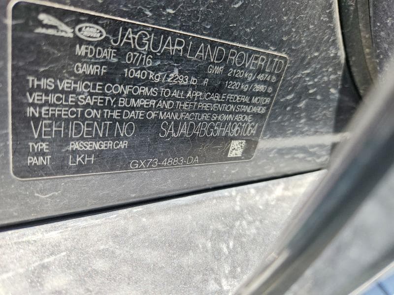 2017 JAGUAR XE PREMIUM 12