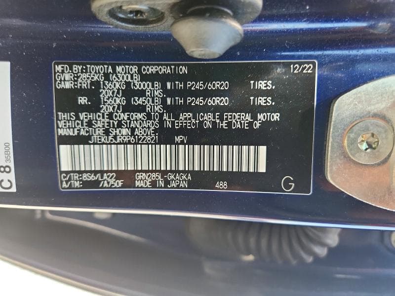 2023 TOYOTA 4RUNNER LIMITED 13