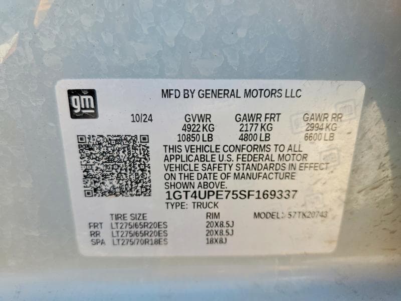 2025 GMC SIERRA K2500 AT4 12