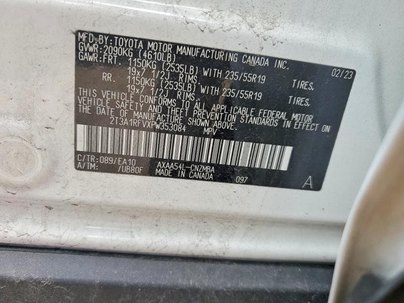 2023 TOYOTA RAV4 XLE PREMIUM XLE PREMIUM 12