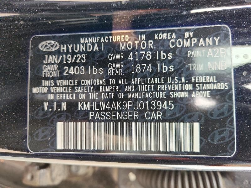 2023 HYUNDAI ELANTRA N BASE 12