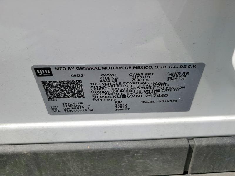 2022 CHEVROLET EQUINOX LT 13