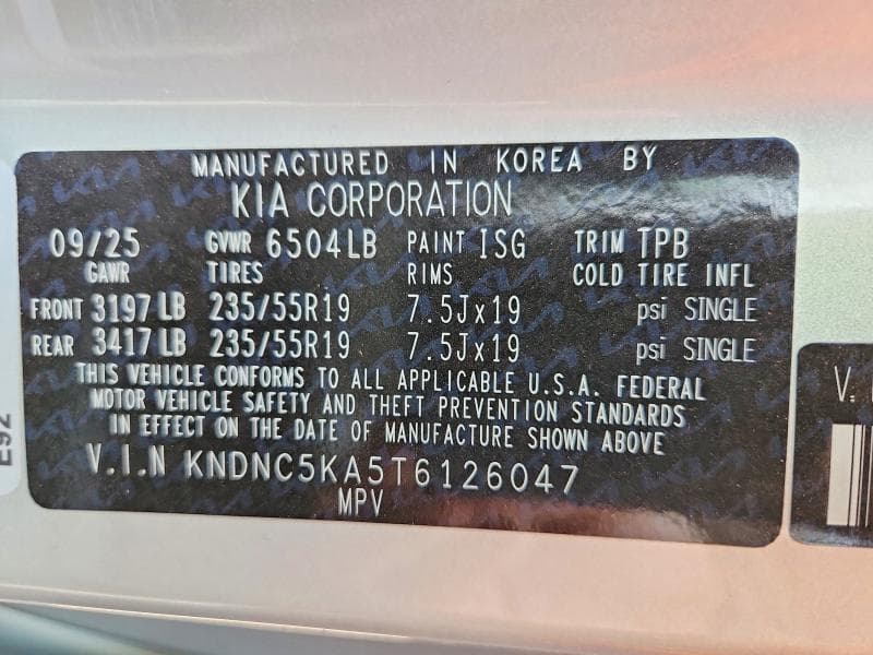 2026 KIA CARNIVAL EX 14