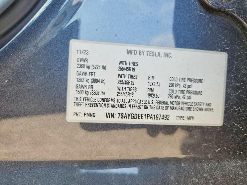 2023 TESLA MODEL Y 12