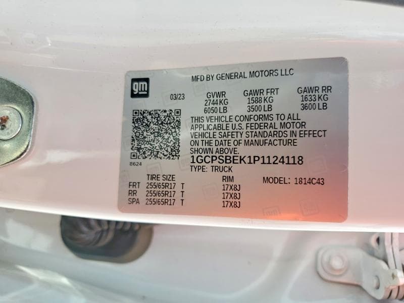 2023 CHEVROLET COLORADO 13