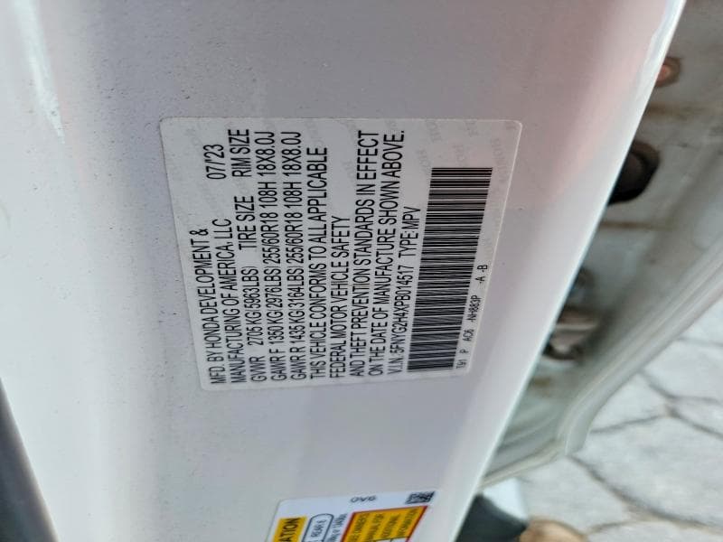 2023 HONDA PILOT EXL EXL 13