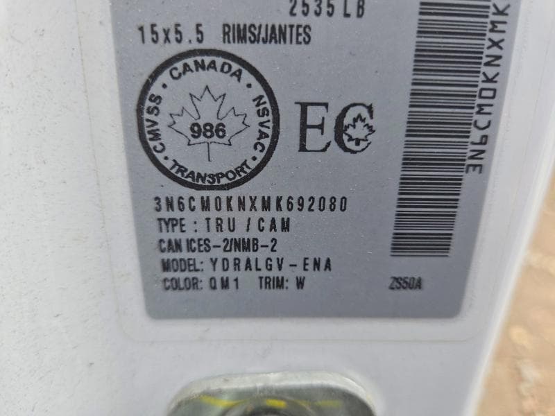 2021 NISSAN NV200 2.5S 13