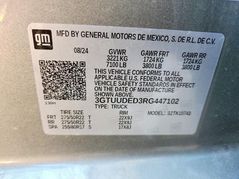 2024 GMC SIERRA K1500 SLT 12