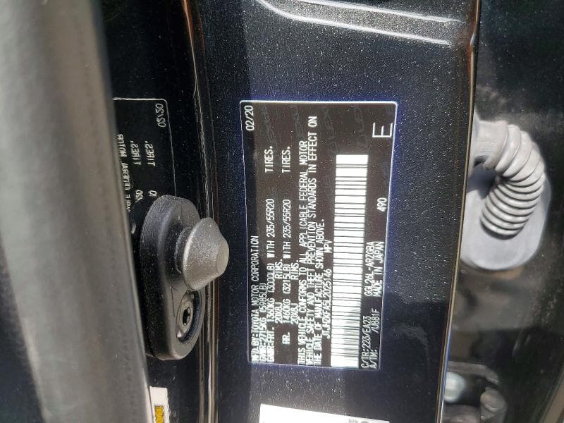 2020 LEXUS RX 350 L 14