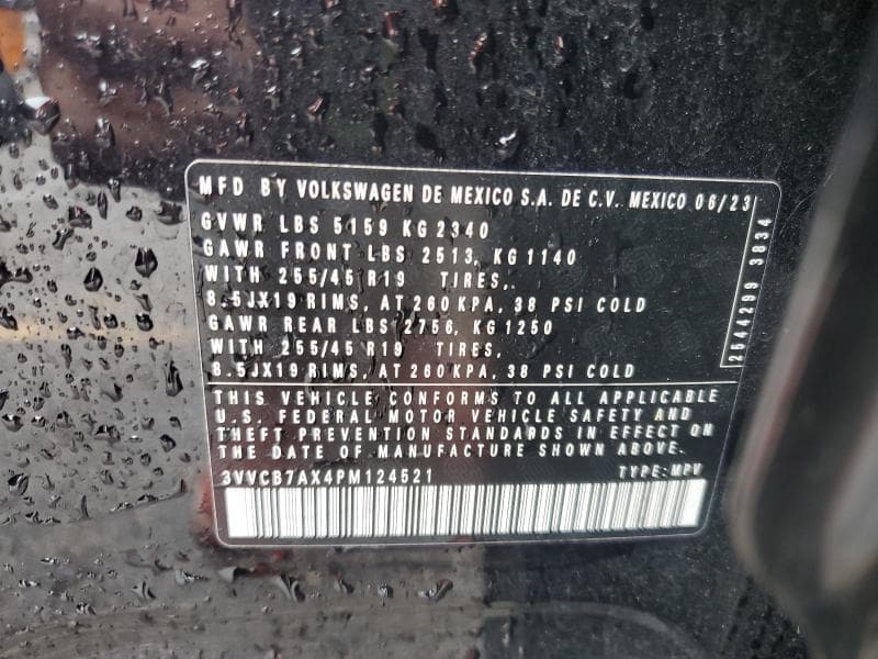 2023 VOLKSWAGEN TIGUAN SE R-LINE BLACK 13