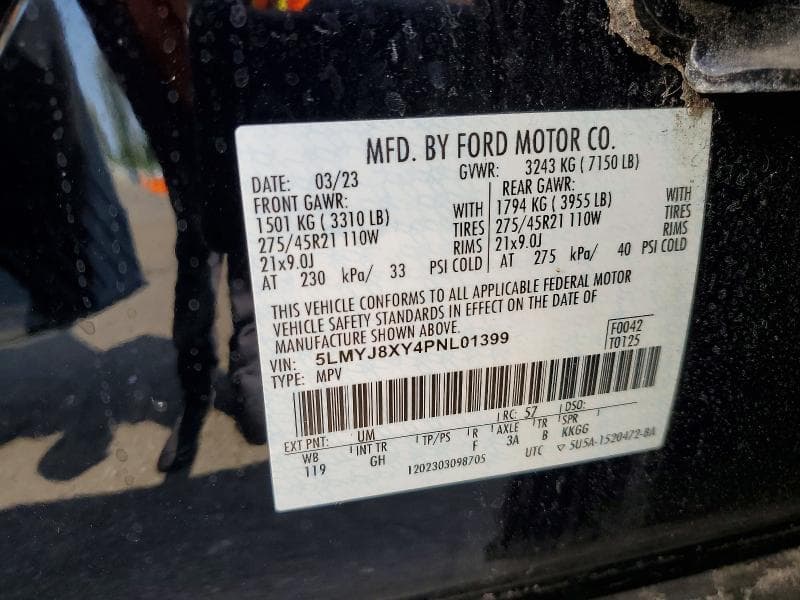 2023 LINCOLN AVIATOR GRAND TOURING GRAND TOURING 13