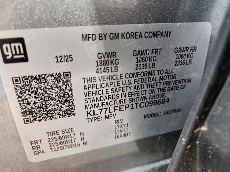 2026 CHEVROLET TRAX LS 14