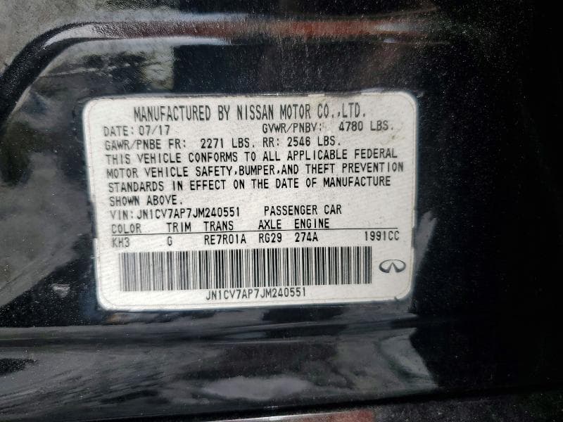 2018 INFINITI Q50 2.0T LUXE 12
