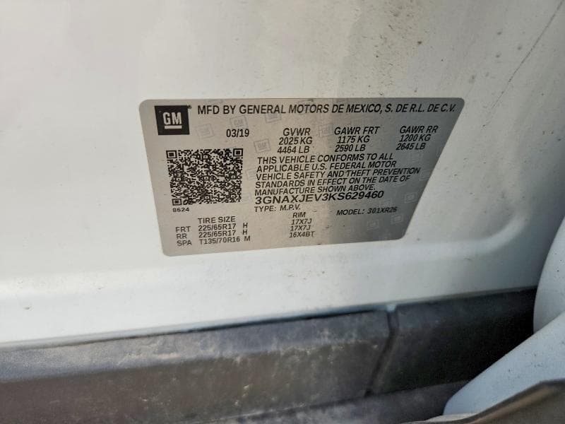 2019 CHEVROLET EQUINOX LT 13