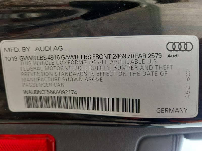 2019 AUDI A5 PREMIUM PLUS 13