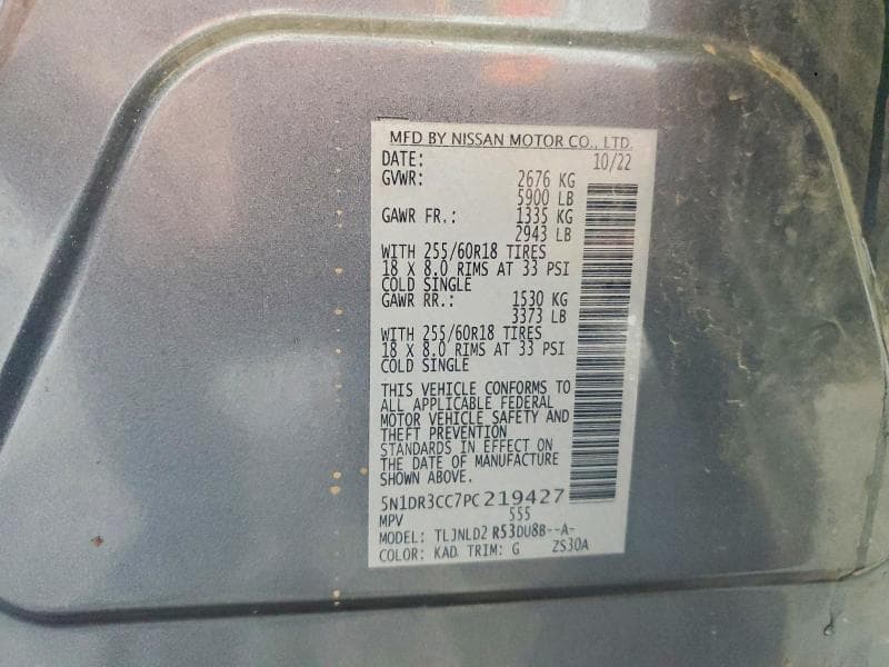 2023 NISSAN PATHFINDER SL 13