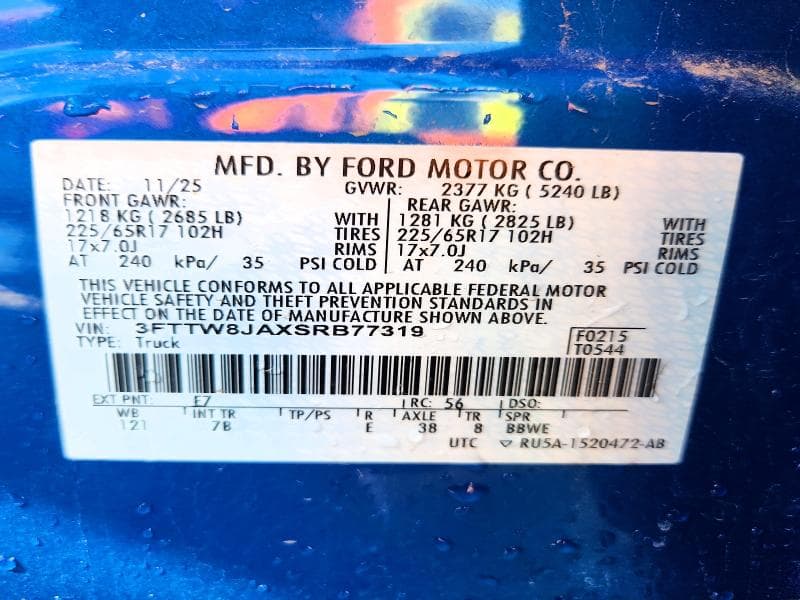 2025 FORD MAVERICK XLT 13