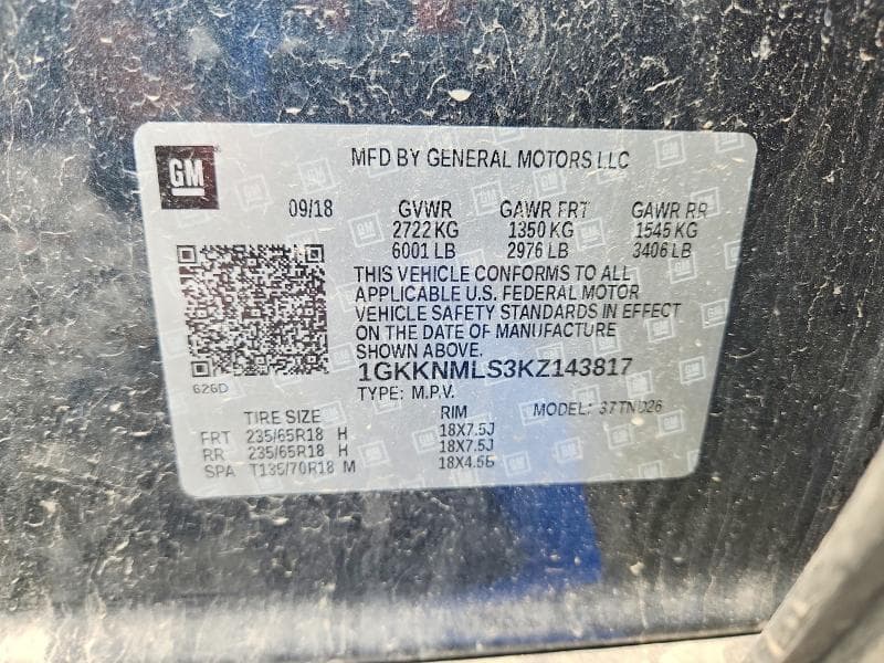 2019 GMC ACADIA SLT-1 13