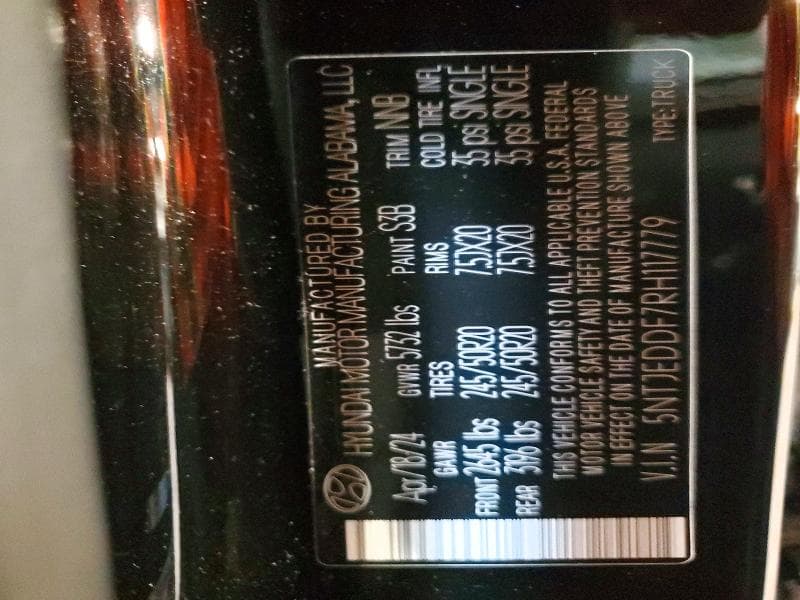 2024 HYUNDAI SANTA CRUZ LIMITED 14
