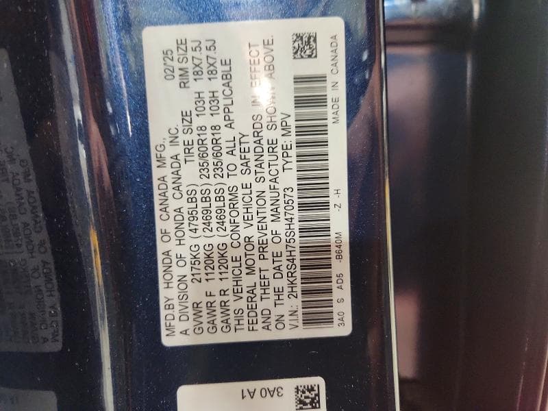 2025 HONDA CR-V EXL 13