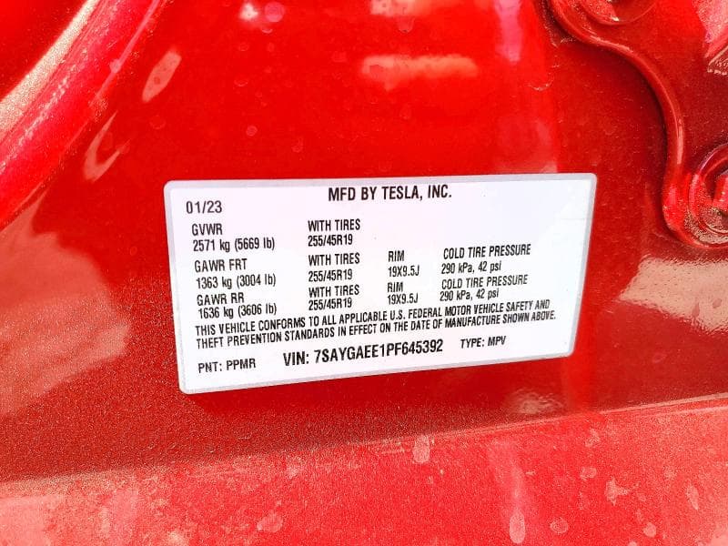 2023 TESLA MODEL Y 12