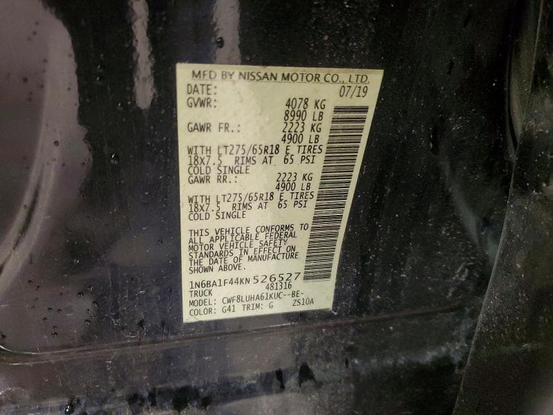 2019 NISSAN TITAN XD PRO-4X 12