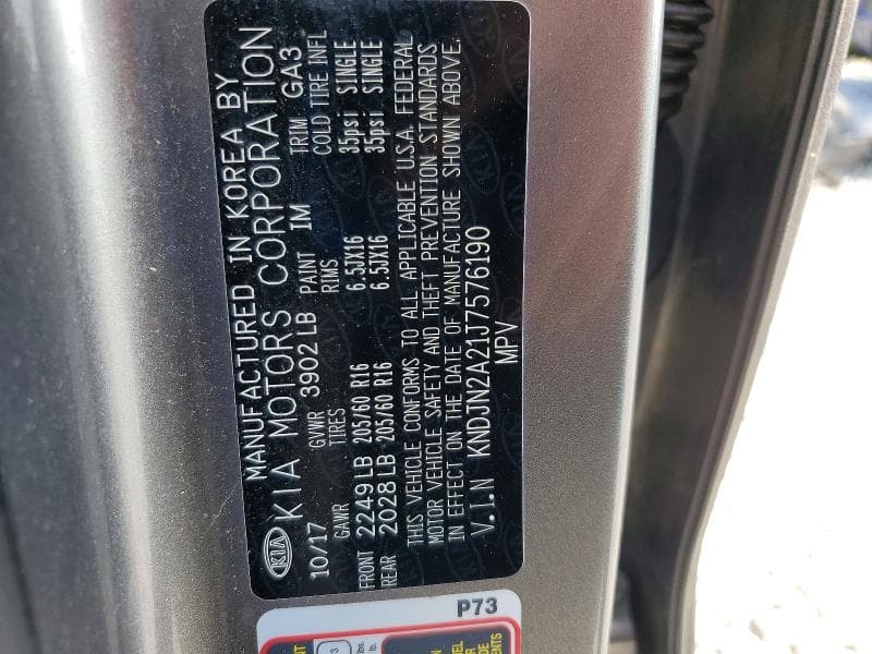 2018 KIA SOUL BASE 13