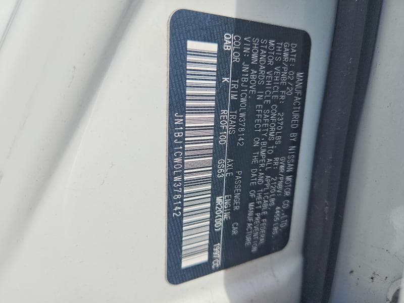 2020 NISSAN ROGUE SPORT SV SV 13