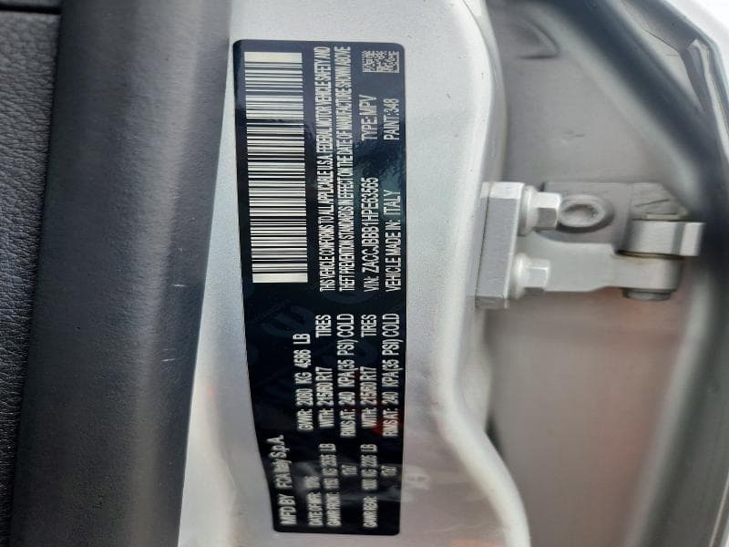 2017 JEEP RENEGADE LATITUDE LATITUDE 13