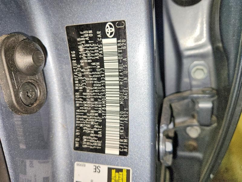 2024 TOYOTA COROLLA LE 13