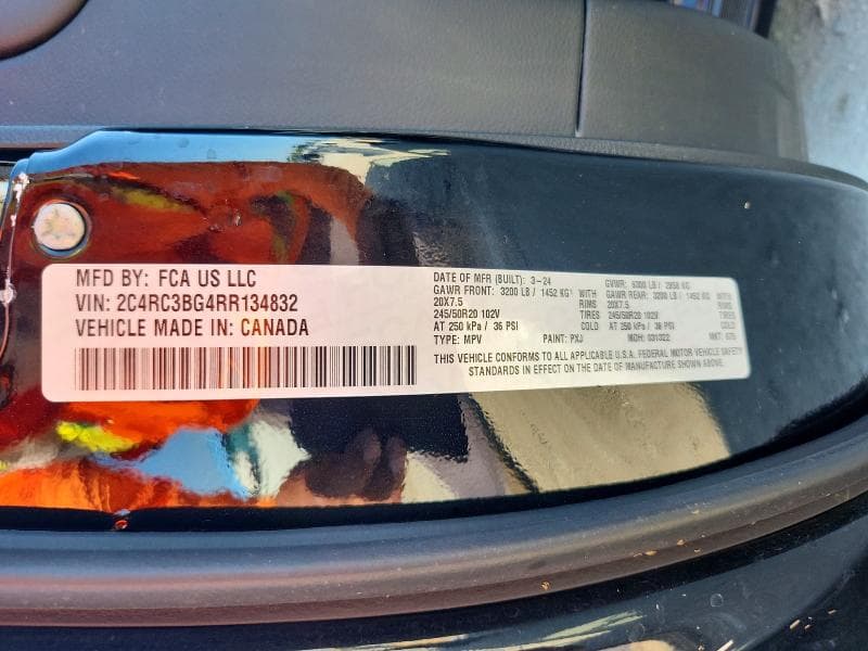 2024 CHRYSLER PACIFICA TOURING L TOURING L 13