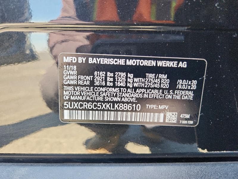 2019 BMW X5 XDRIVE40I XDRIVE40I 13