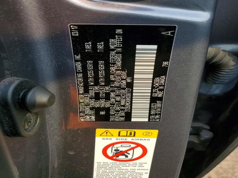 2017 LEXUS RX 350 BASE 13