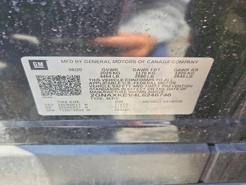 2020 CHEVROLET EQUINOX LT 13