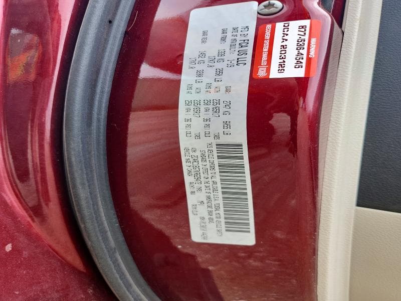 2019 CHRYSLER PACIFICA TOURING L 12