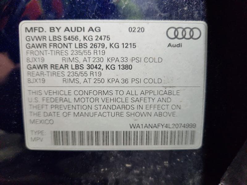 2020 AUDI Q5 PREMIUM PREMIUM 14
