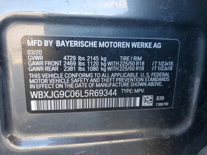 2020 BMW X1 XDRIVE28I XDRIVE28I 14