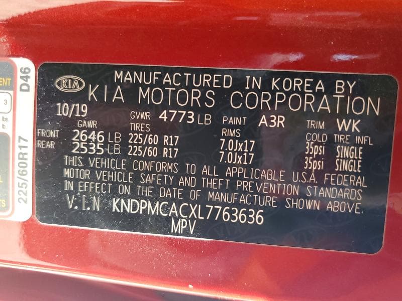 2020 KIA SPORTAGE LX LX 13