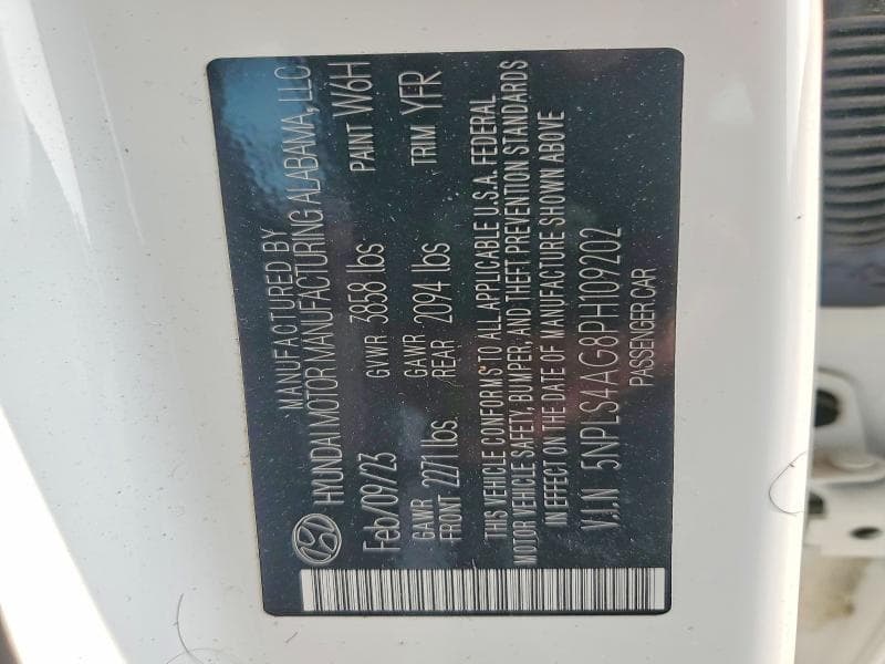 2023 HYUNDAI ELANTRA SEL 12