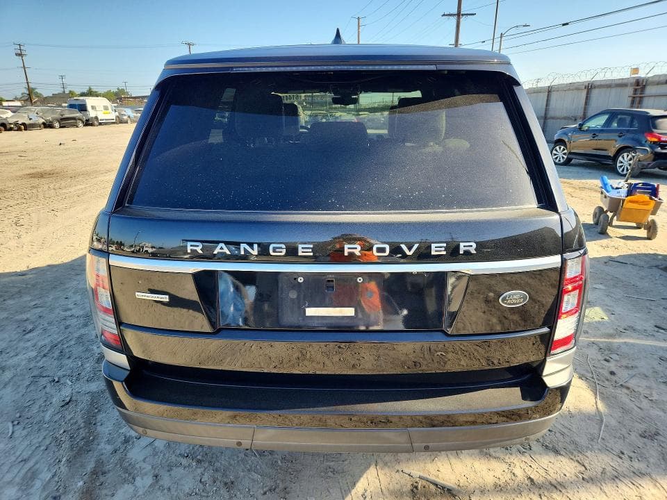 2017 LAND ROVER RANGE ROVER SUPERCHARGED SUPERCHARGED 6