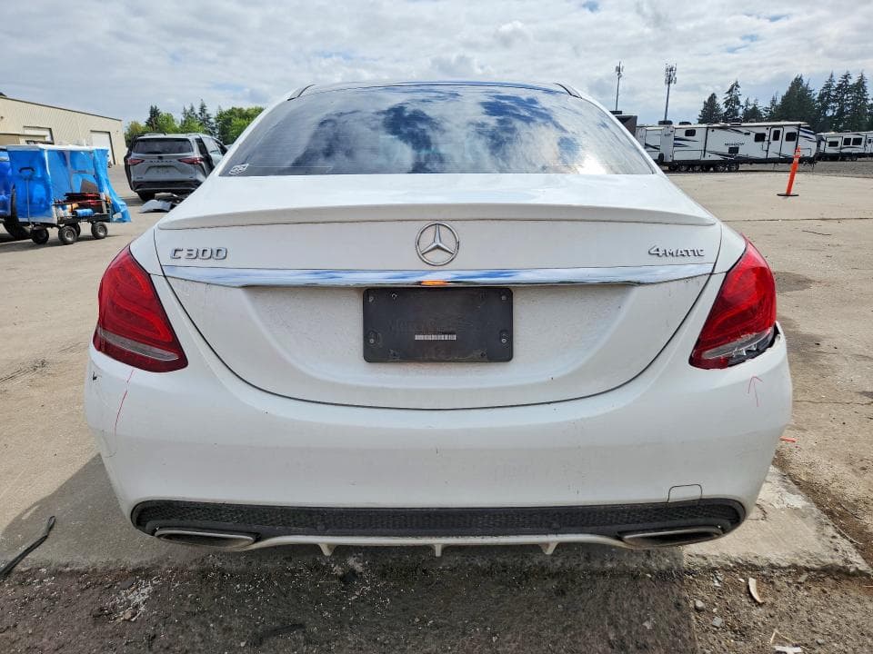 2017 MERCEDES-BENZ C 300 4MATIC 300 4MATIC 6