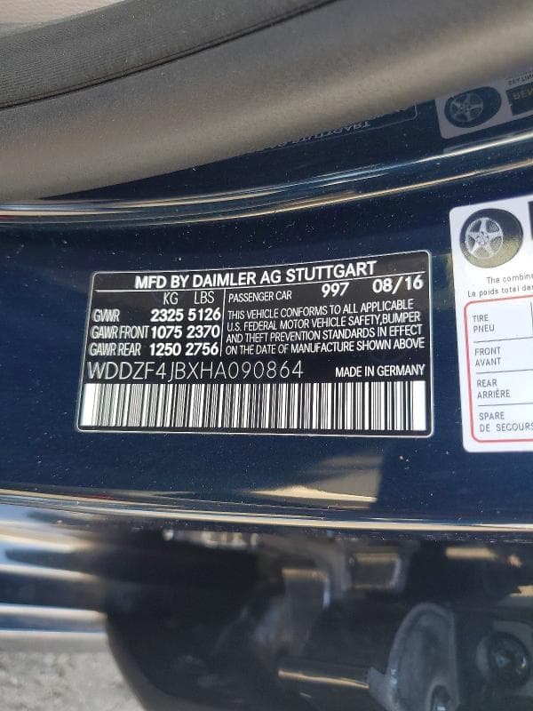 2017 MERCEDES-BENZ E 300 12