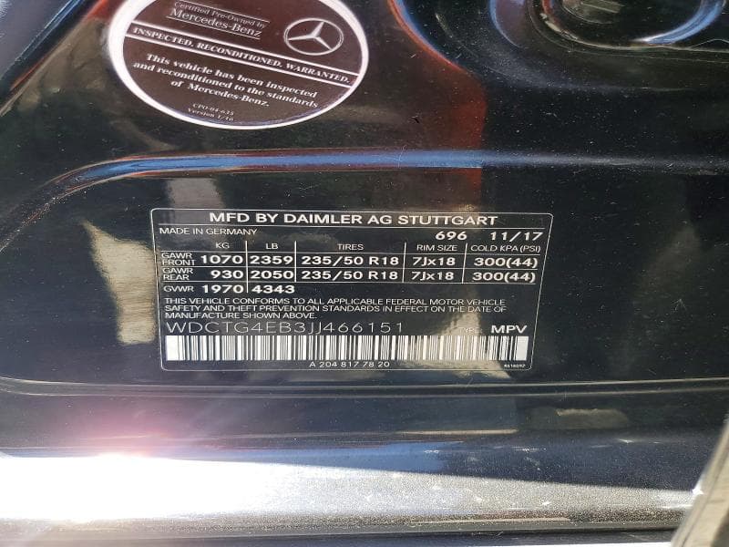 2018 MERCEDES-BENZ GLA-CLASS 13