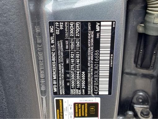 2020 MERCEDES-BENZ GLE-CLASS 450 4MATIC 10