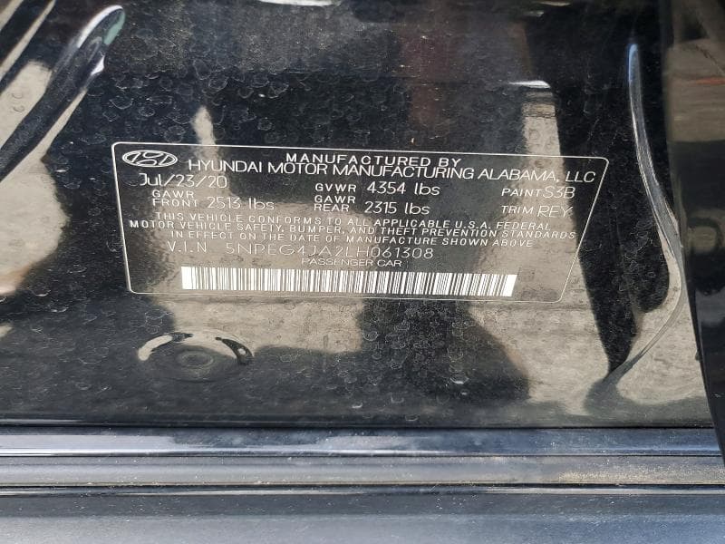 2020 HYUNDAI SONATA SE 12
