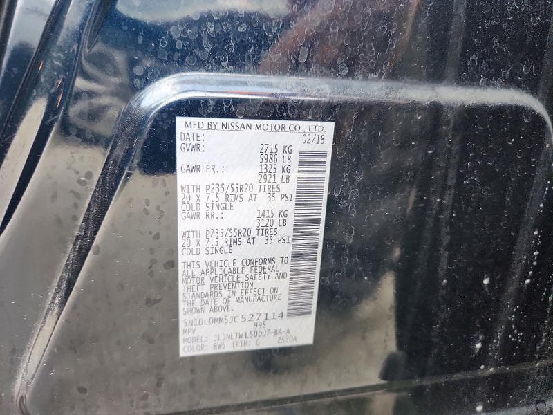 2018 INFINITI QX60 BASE BASE 13