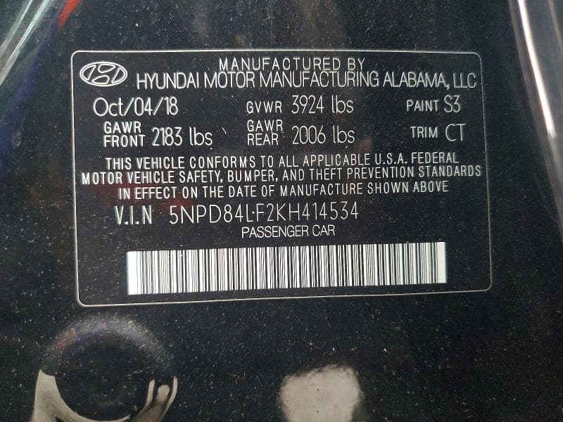 2019 HYUNDAI ELANTRA VALUE EDITION 12