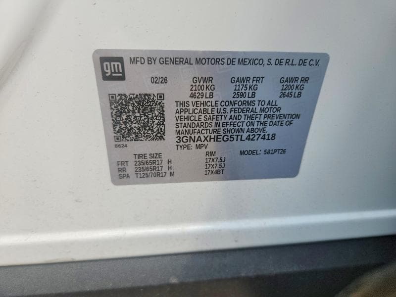 2026 CHEVROLET EQUINOX LT 13